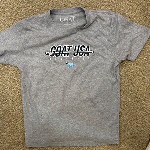 GOAT USA Gray Short Sleeve Kids Tee